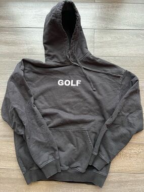 Golf Wang Hoodie Black GOLF Logo Tyler The Creator Mens M
